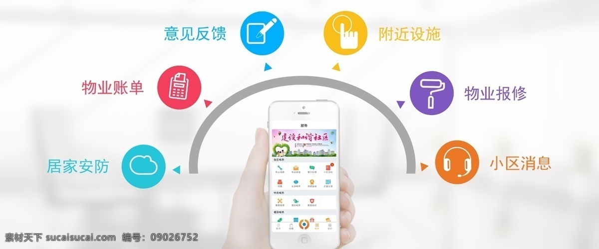 物业服务 app 功能 介绍 物业 服务 o2o 云服务 banner