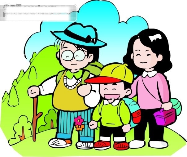 家庭 朋友 矢量图 37