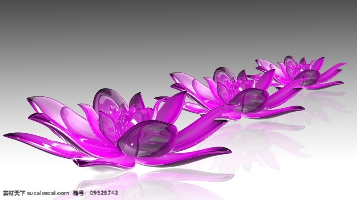 水晶花 玻璃花 三维 maya 水晶 玻璃 花 分层 源文件