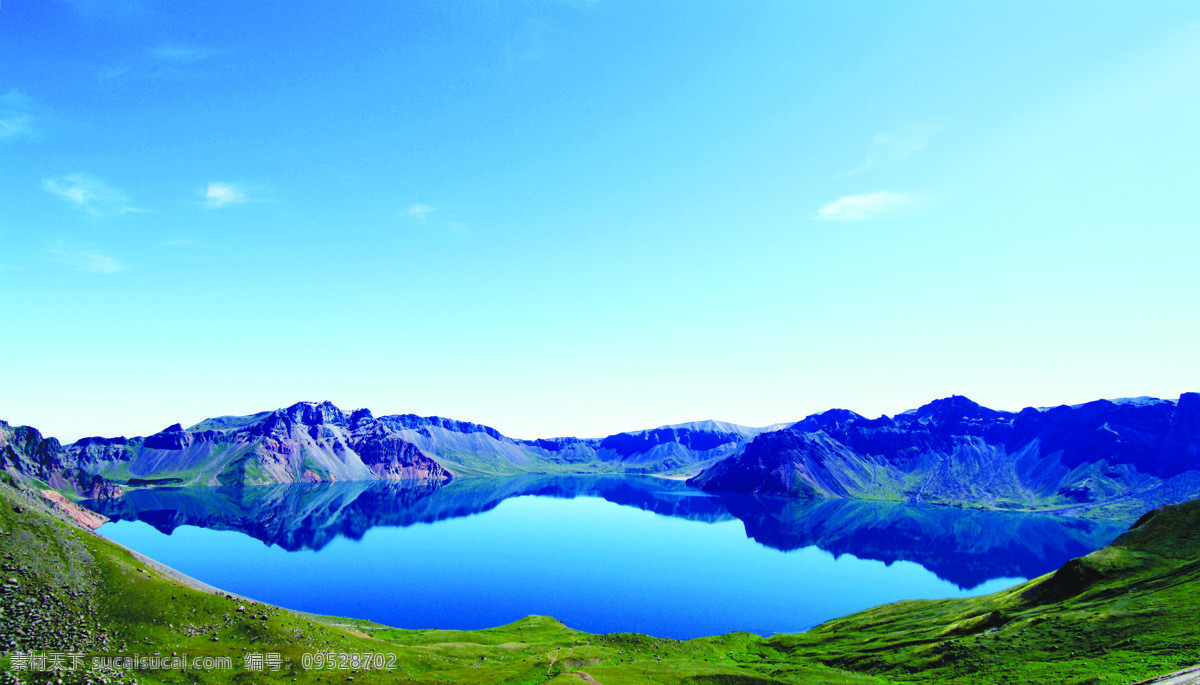 长白山天池 风景 风景名胜 自然景观