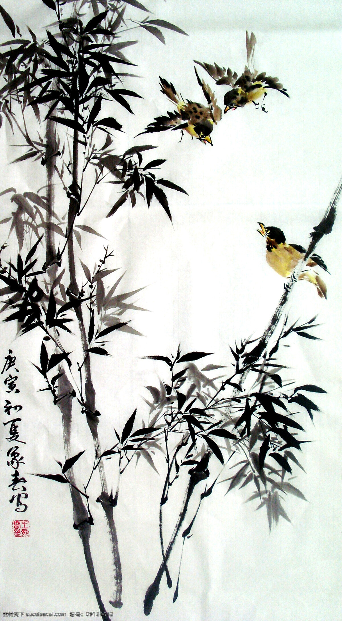 彩墨画 国画艺术 绘画 绘画书法 麻雀 美术 书法 翠 林 清馨 设计素材 模板下载 翠林清馨 中国画 水墨画 植物 竹子 竹林 印章 国画竹子专辑 文化艺术 家居装饰素材 雕刻 图案