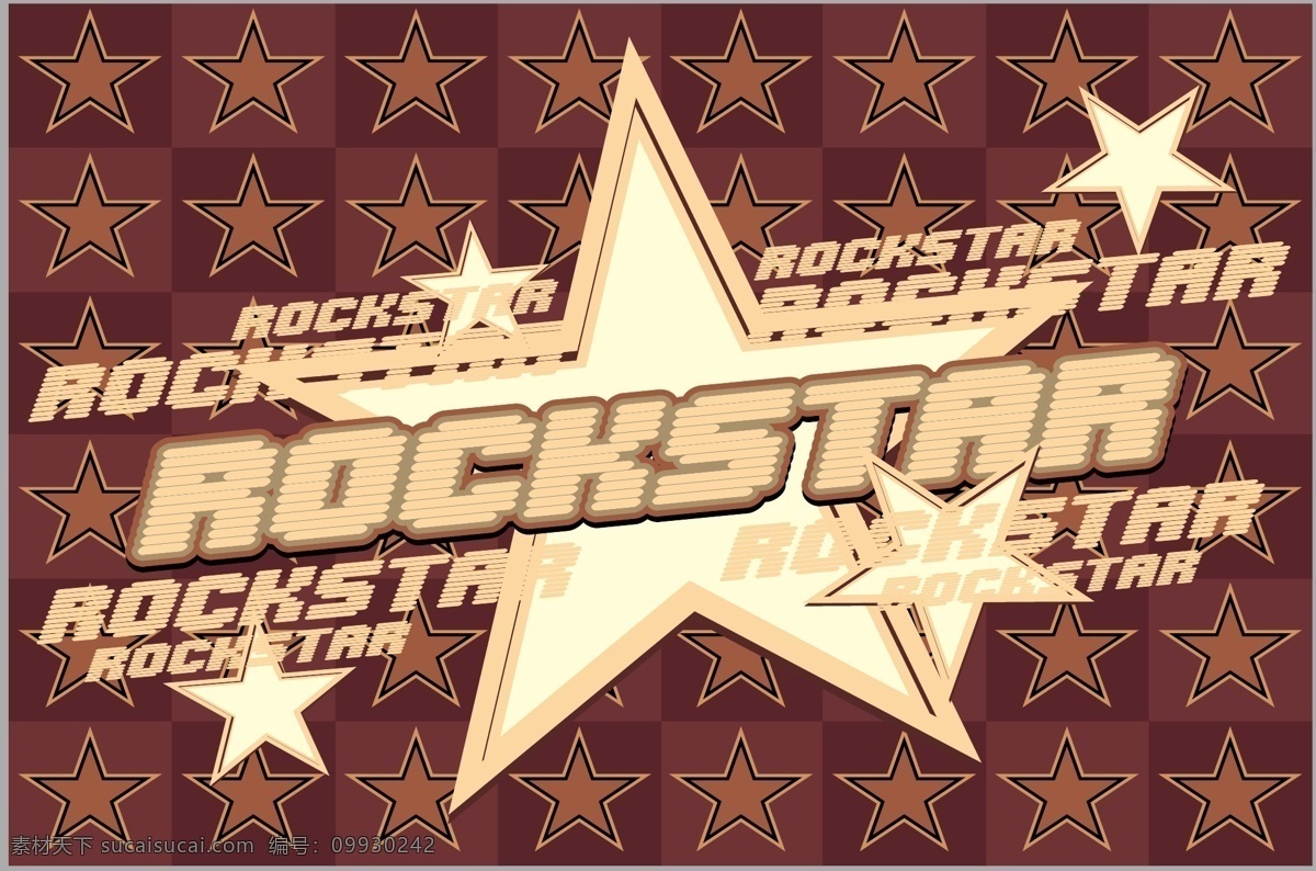 rockstar 向量 白色