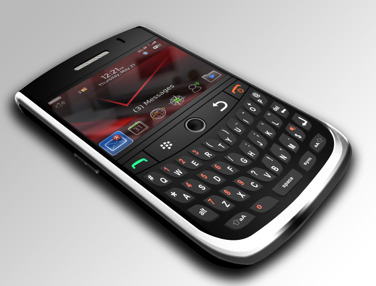 黑莓免费下载 3d 电话 计算 手机 渲染 黑莓 3d模型素材 其他3d模型
