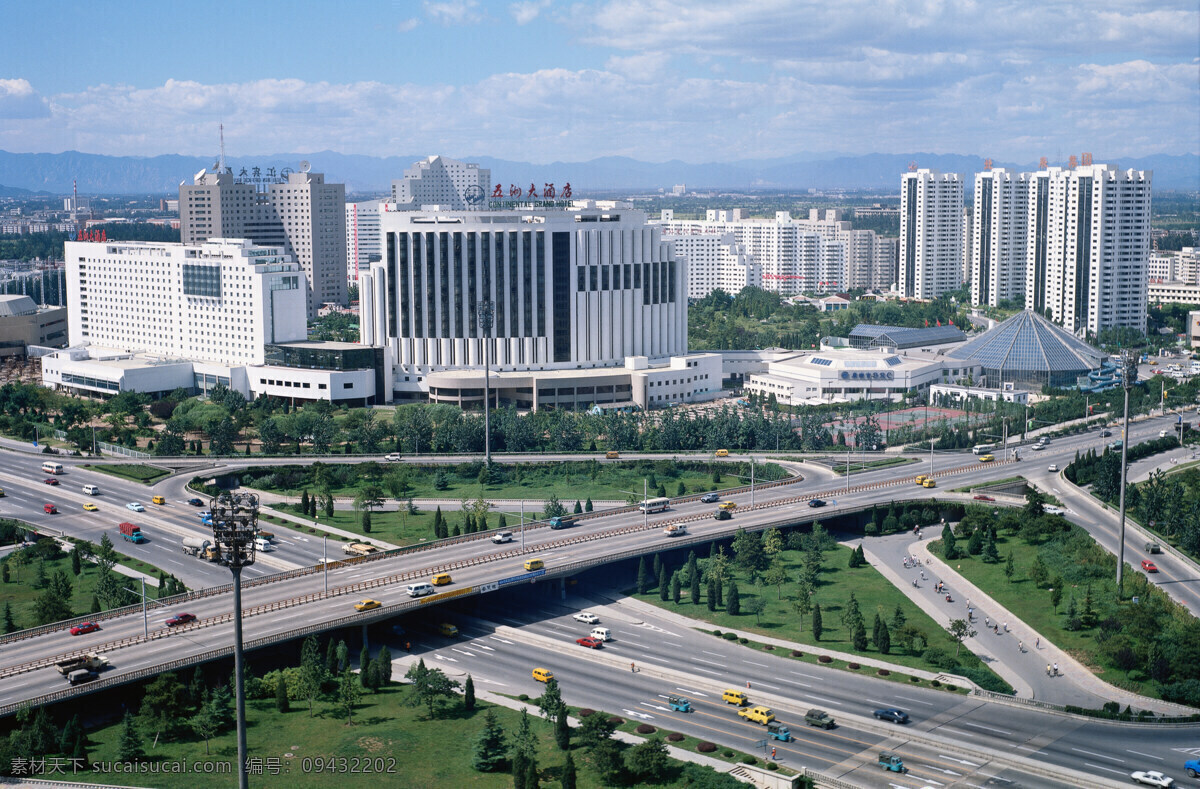 立交桥 北京 城市 远景 风景 生活 旅游餐饮