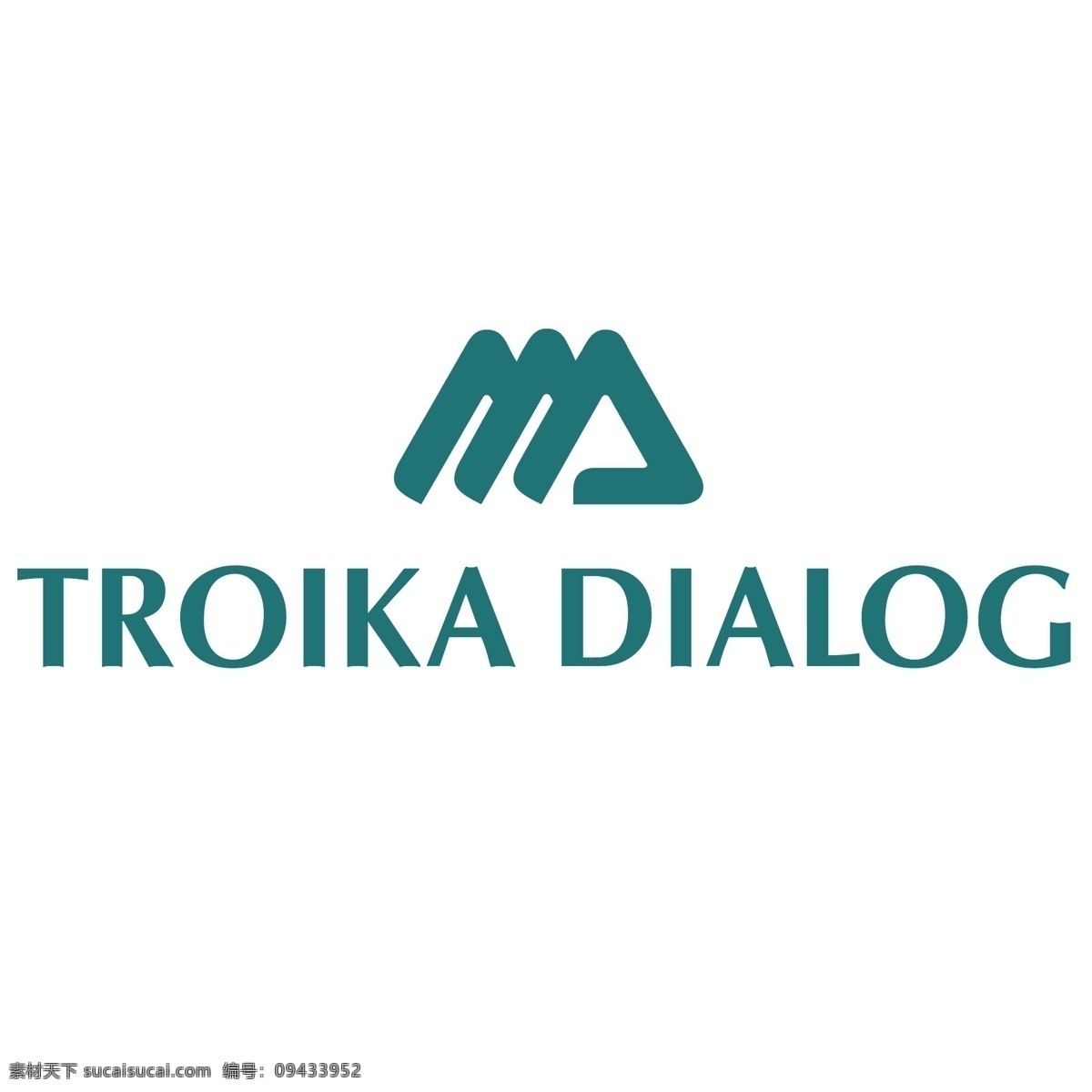 免费 三方 对话 troika dialog 标识 白色