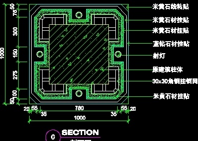 资料 展架 填 单 台柱子 营业厅 门面 实例 装修施工 图纸 cad 详图 整体 案例 建筑图纸