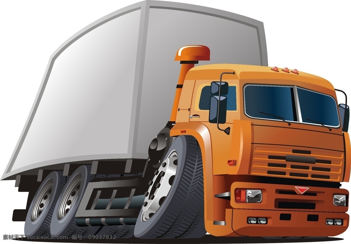 矢量 卡车 设计素材 卡车设计 货车 汽车 汽车设计 矢量汽车 汽车素材 汽车图标 交通工具 矢量素材 现代科技 白色