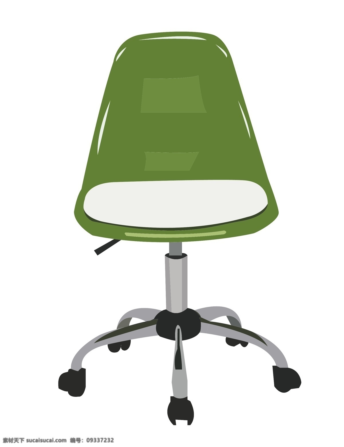 绿色 椅子 装饰 插画 绿色的椅子 漂亮的椅子 创意椅子 立体椅子 精美椅子 椅子装饰 椅子插画 家具椅子