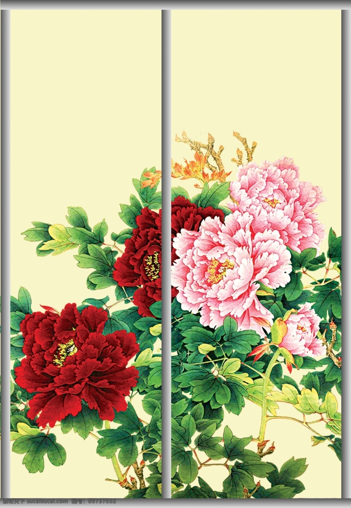 分层 风秋 广告设计模板 国画 荷花 梅花 书法 水墨 移门素材下载 移门模板下载 移门 国画元素集合 竹 中国风 源文件 移门图案 装饰素材