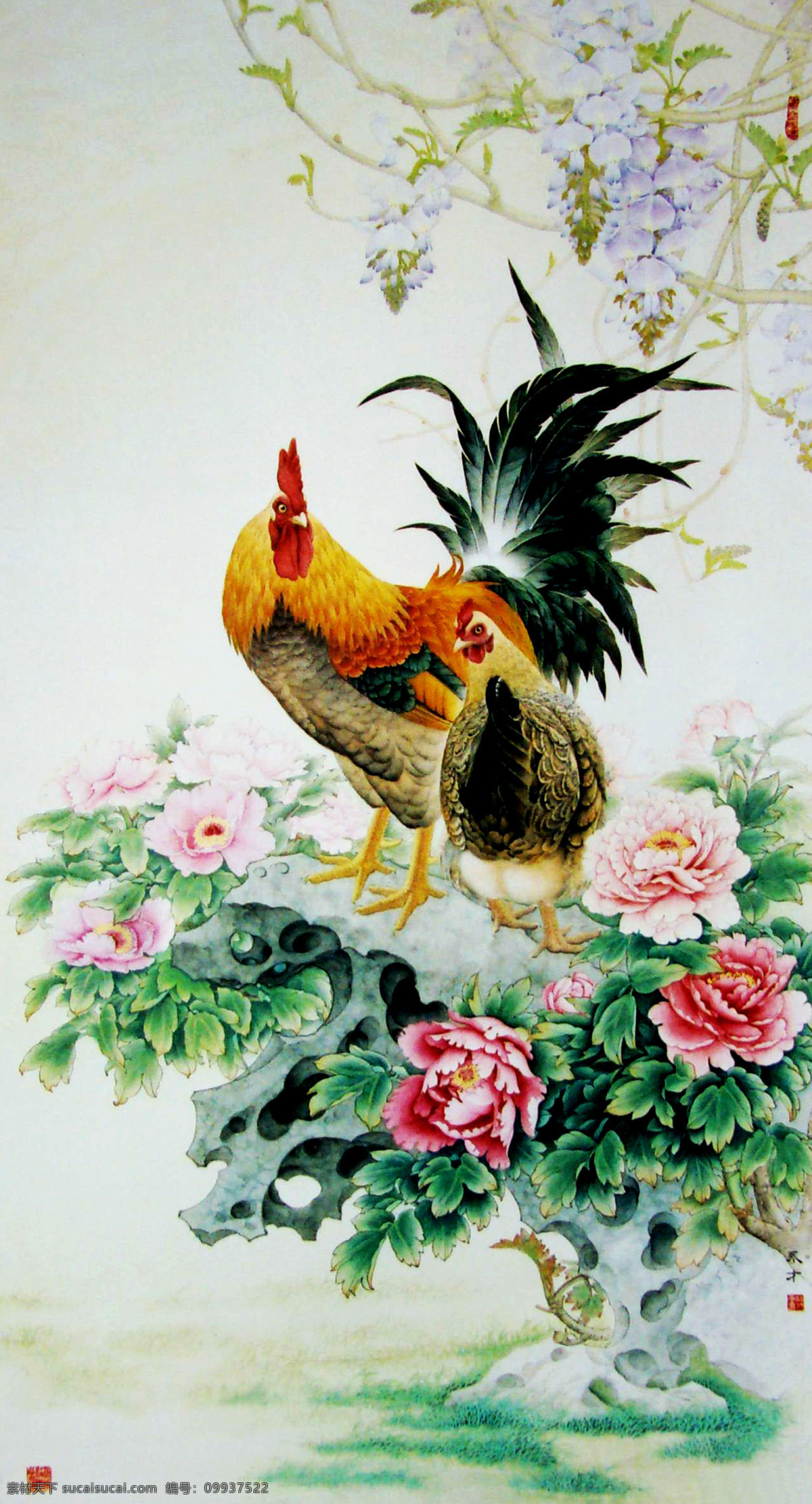 彩墨画 丁香花 芬芳 公鸡 国画艺术 花卉 绘画 绘画书法 春光 曲 设计素材 模板下载 春光曲 中国画 工笔重彩画 母鸡 牡丹花 石头 书法 印章 国画集40 文化艺术 家居装饰素材 雕刻 图案