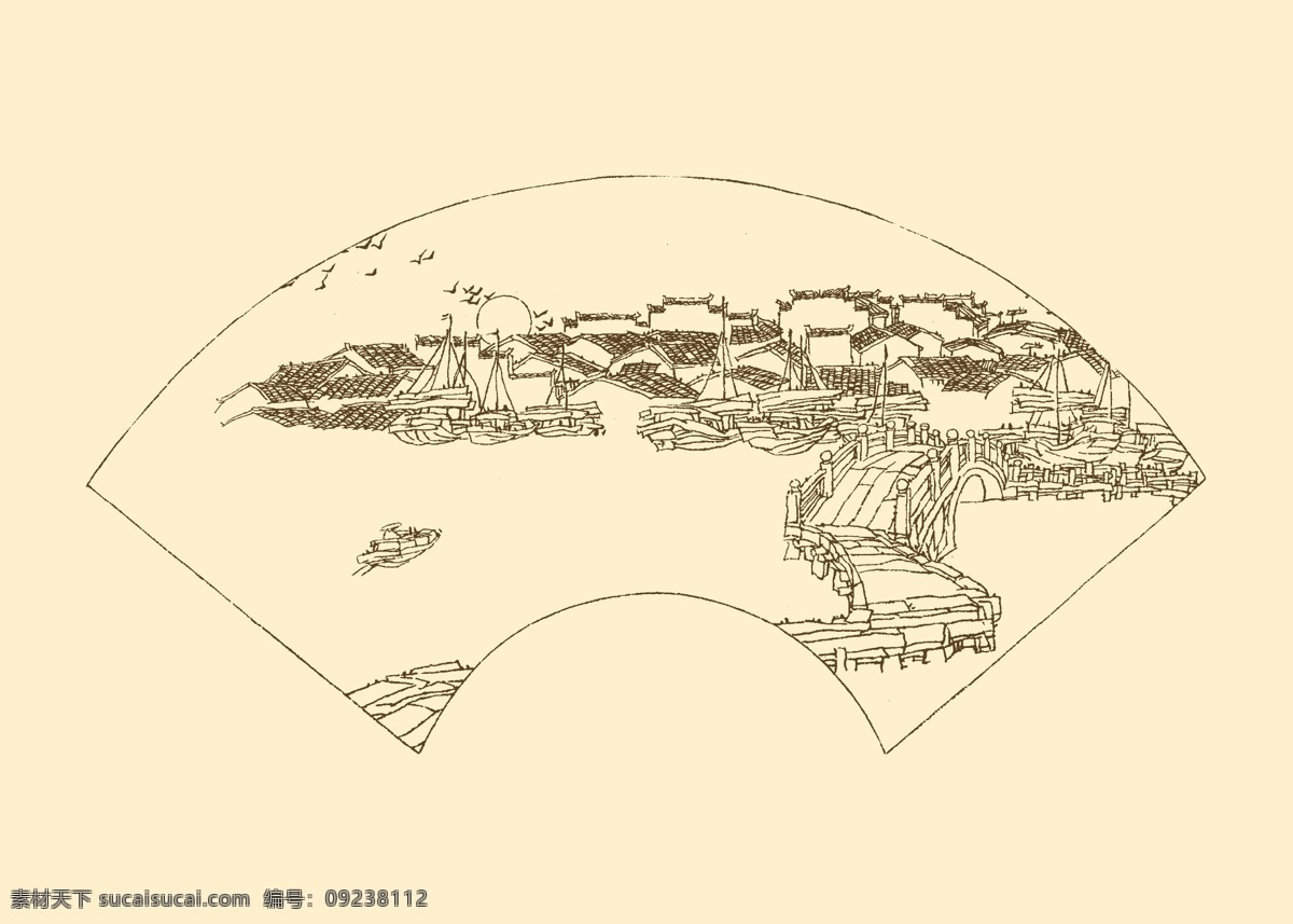 皖南古民居 白描 构图 建筑 古建筑 线描 勾勒 线条 民居 速写 钢笔画 徽派建筑 皖南 古 资料集 风景 分层 源文件