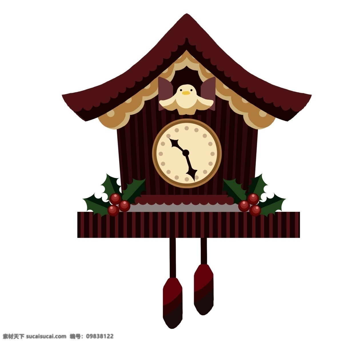 时钟 装饰 物品 卡通 手绘 小鸟 报时 类型 钟表 表 时间 海报 banner 手账 小鸟钟表