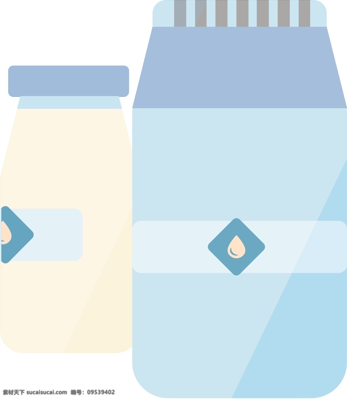 插画牛奶瓶子 图形 牛奶 瓶子 卡通 卡通设计