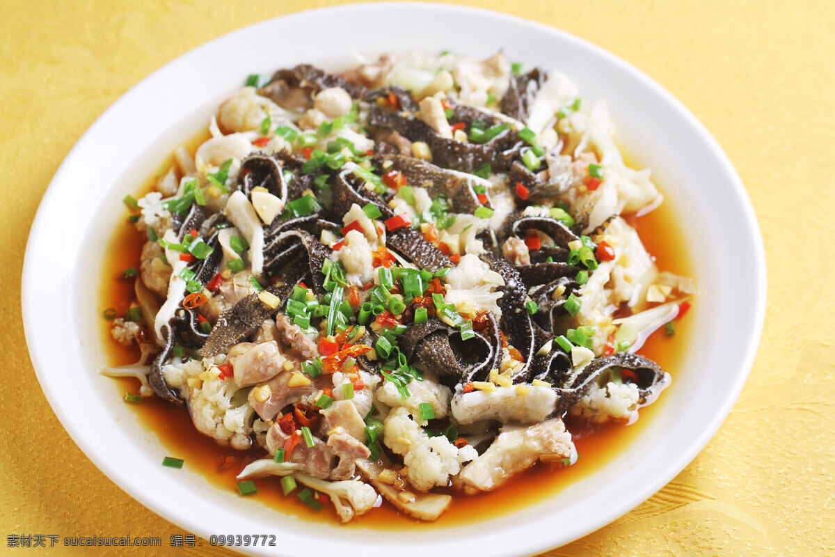 白灼牛三脆 牛肉 牛三脆图片 九门头 连城牛三脆 餐饮美食 传统美食