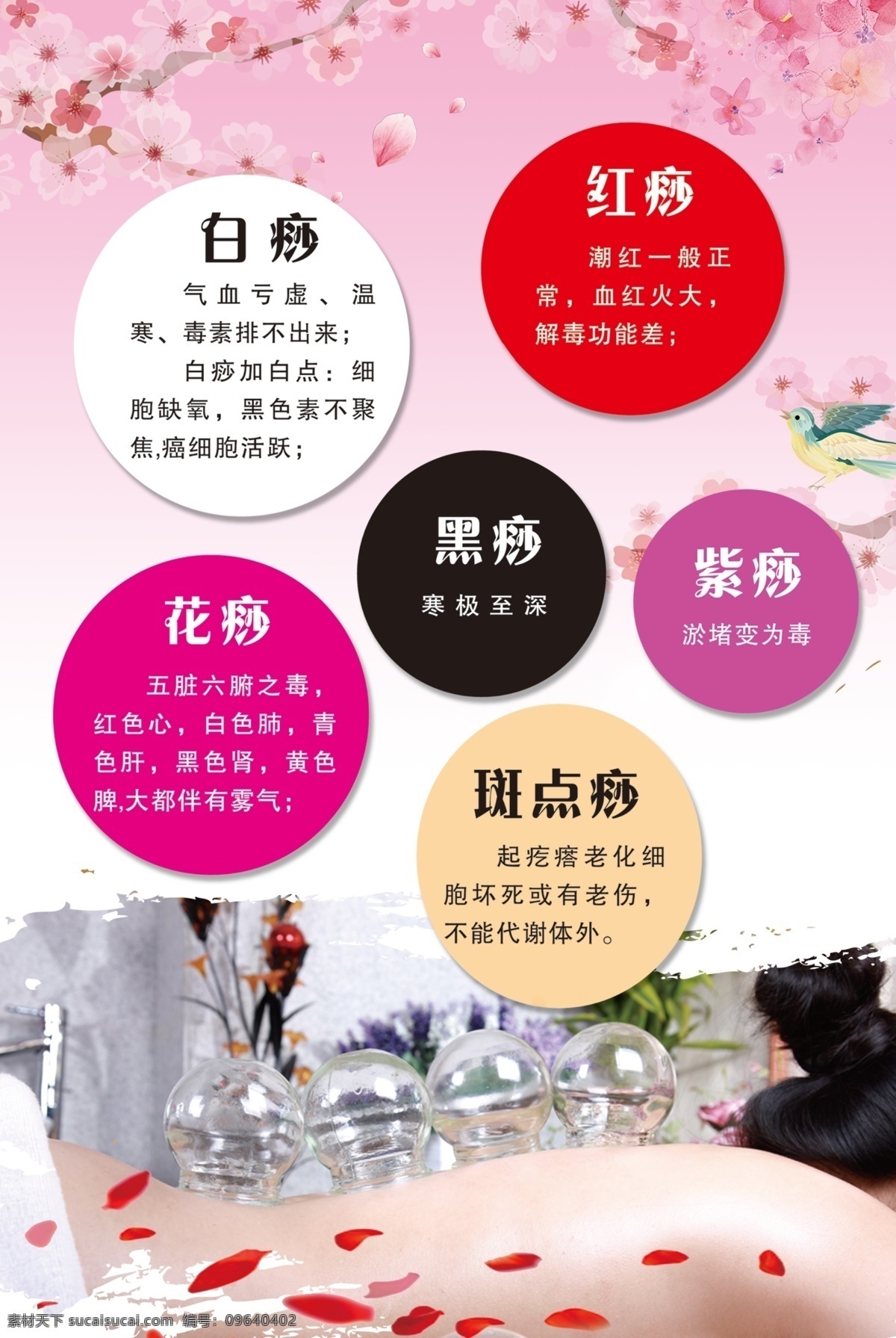 美容海报 保养海海 拔罐的好处 养生海报 分层