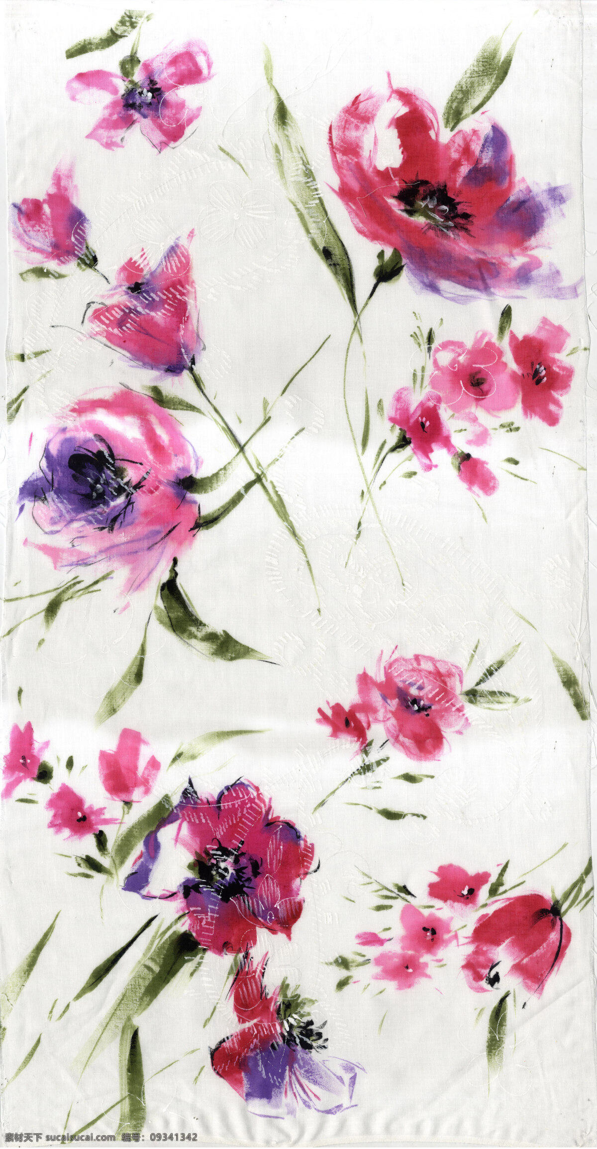 服装 花纹 布料 服装面料 图案 四方 连续 花卉图案 手绘水彩 花卉植物 纺织品 面料 花边花纹 底纹边框