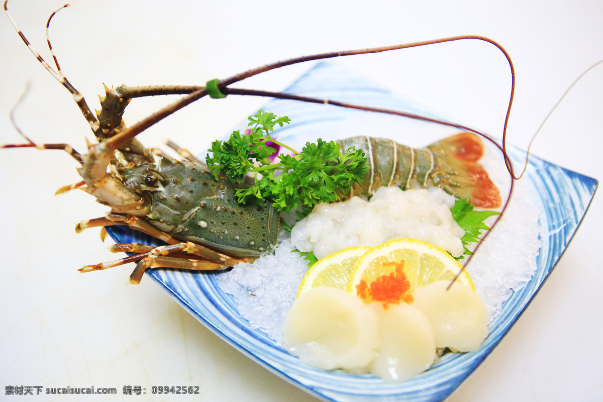 大龙虾 海鲜 装饰 照片 摆盘 餐饮美食 传统美食
