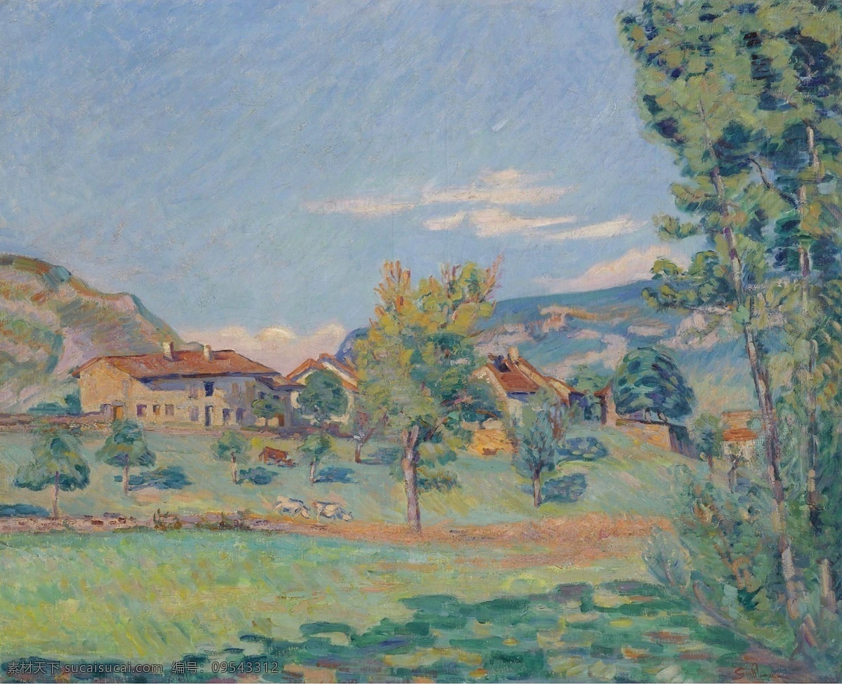 大师 画家 风景画 静物 油画 建筑 装饰画 ain of banks the thouaret guillaumin armand 人物 高清 西方 国外 现代 家居装饰素材