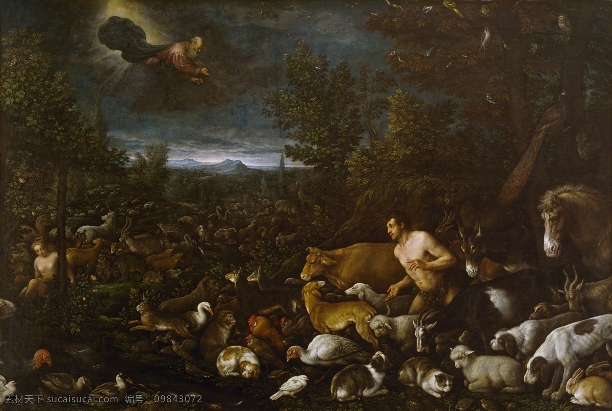 大师 画家 古典 画 建筑 景物 装饰画 油画 ca adan reconvencion la francesco jacopo bassano 人物 高清 西方 国外 现代 装饰素材