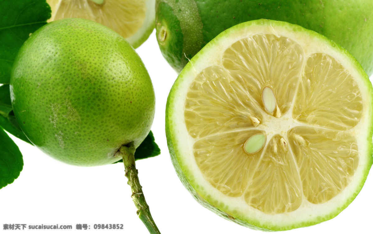 柠檬 高清 摄影图片 高清图片 jpg图库 水果 新鲜水果 水果素材 健康食品 绿色 柠檬叶 果子 蔬菜图片 餐饮美食