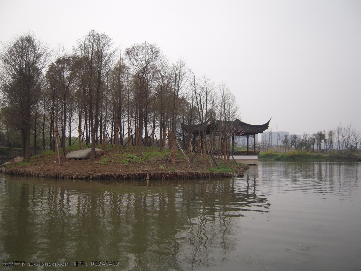湿地公园 尚贤河湿地 尚贤河 无锡风景 公园风景 公园 亭子 树木 自然景观 自然风景 白色