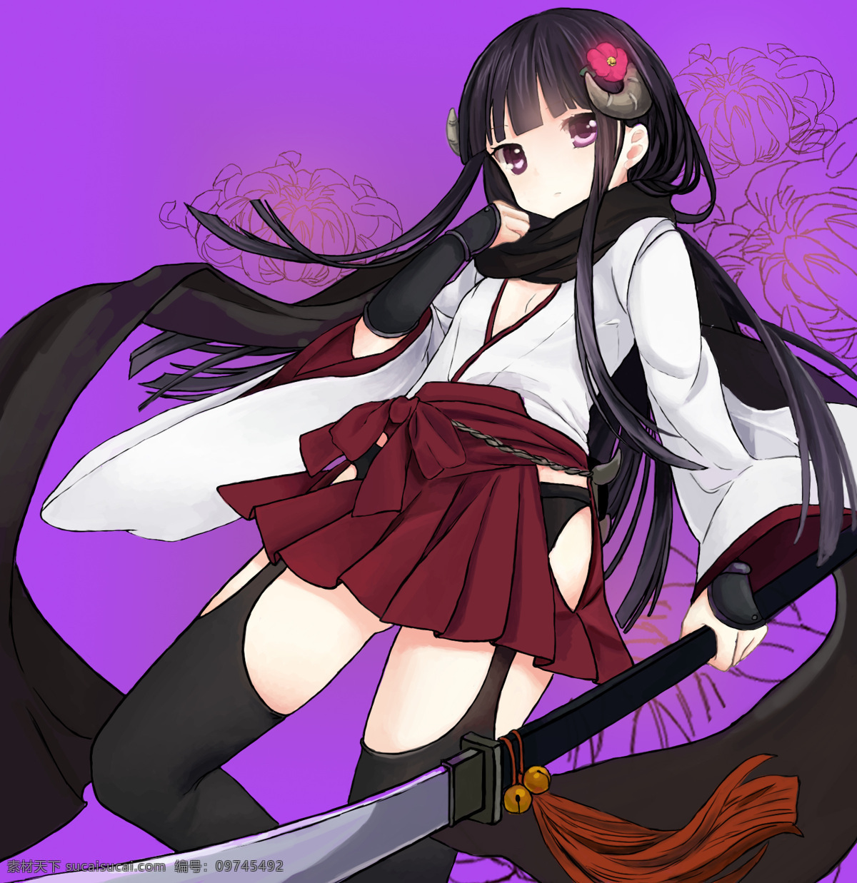 妖狐x仆ss 插画 手绘板绘 人物cg 原创人物 凛凛蝶 动漫人物 动漫动画