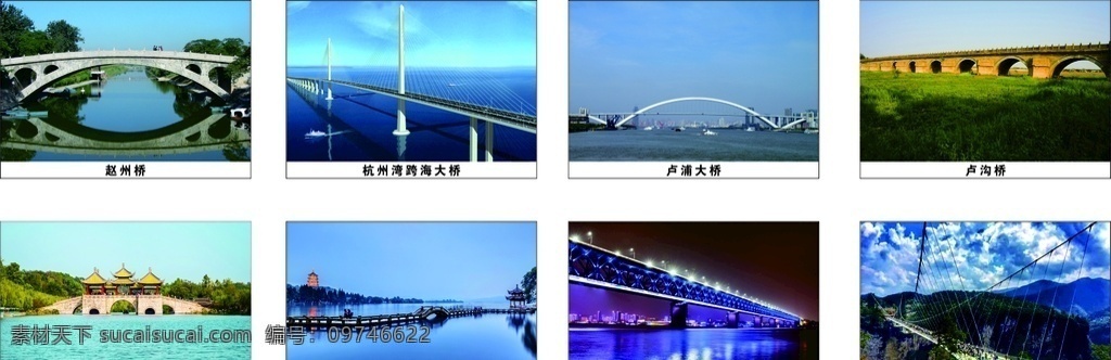 桥梁介绍 中国著名桥梁 简介 桥梁 照片 玻璃桥 廊桥 斜拉桥