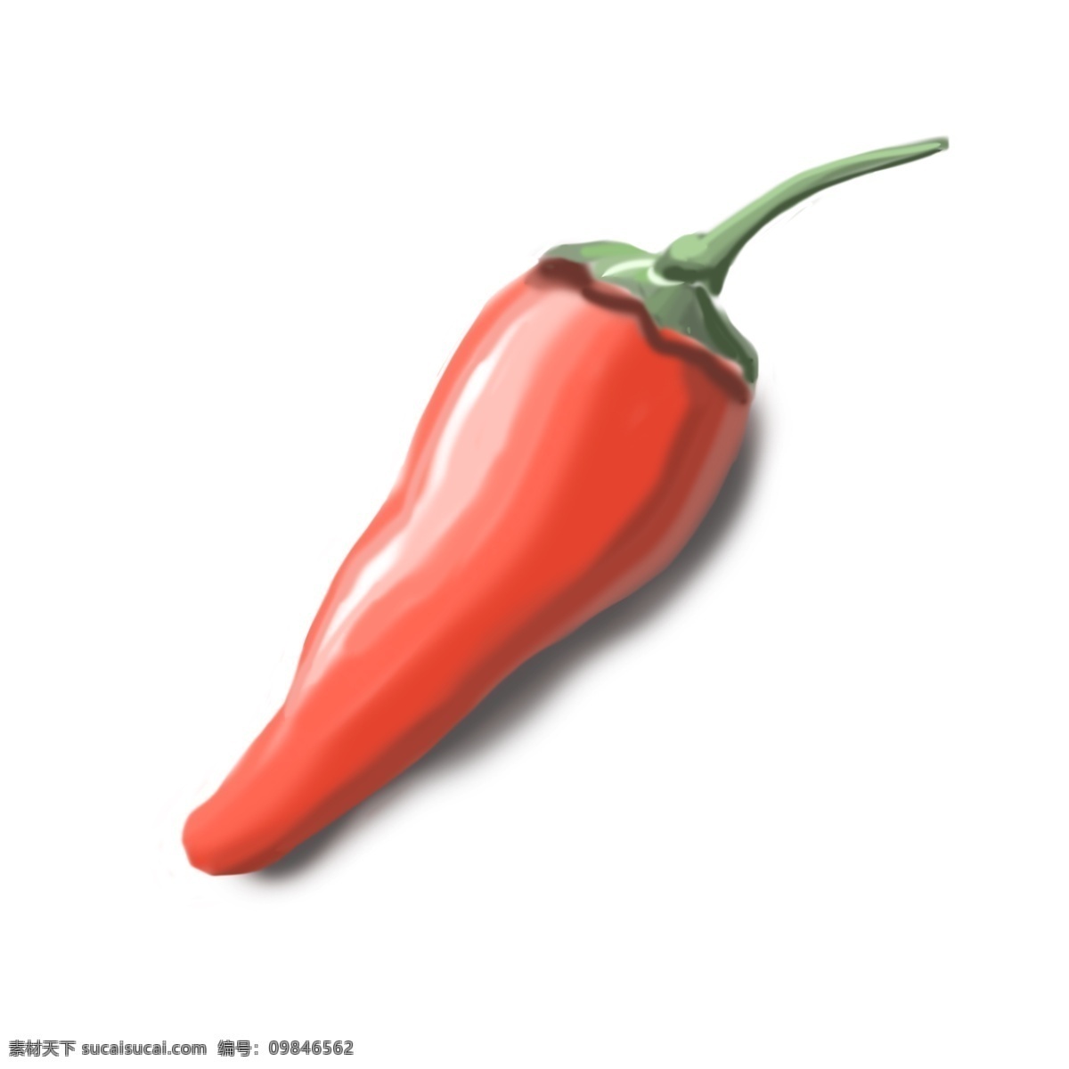 辣椒 主题 红 卡通 风格 手绘 红色 老椒 尖椒 菜椒 蔬菜 烹饪 作料 美味 食品 可口菜 漫画风格 插画手绘
