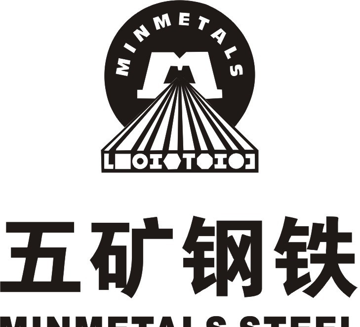 五矿钢铁标志 企业 logo 标志 标识标志图标 矢量