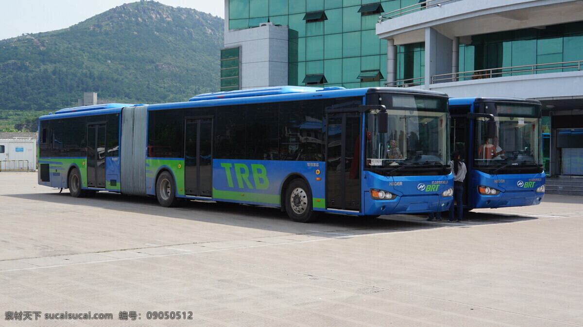 连云港brt 城市快速 公交系统 公交车 蓝色公交车 大图 现代科技 交通工具