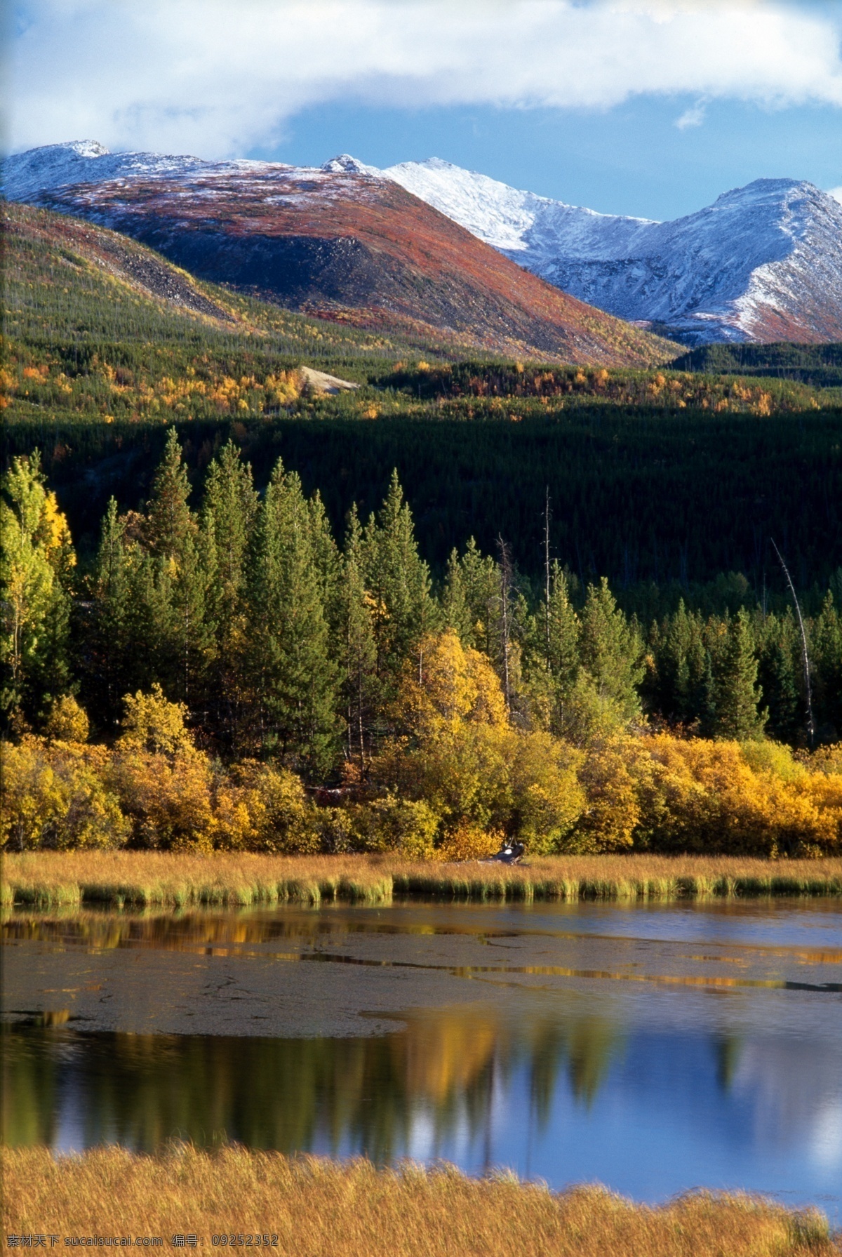 湖景 加拿大风景 象征 旅游 景色 蓝天 远山 靓丽 加拿大风光 自然风景 自然景观