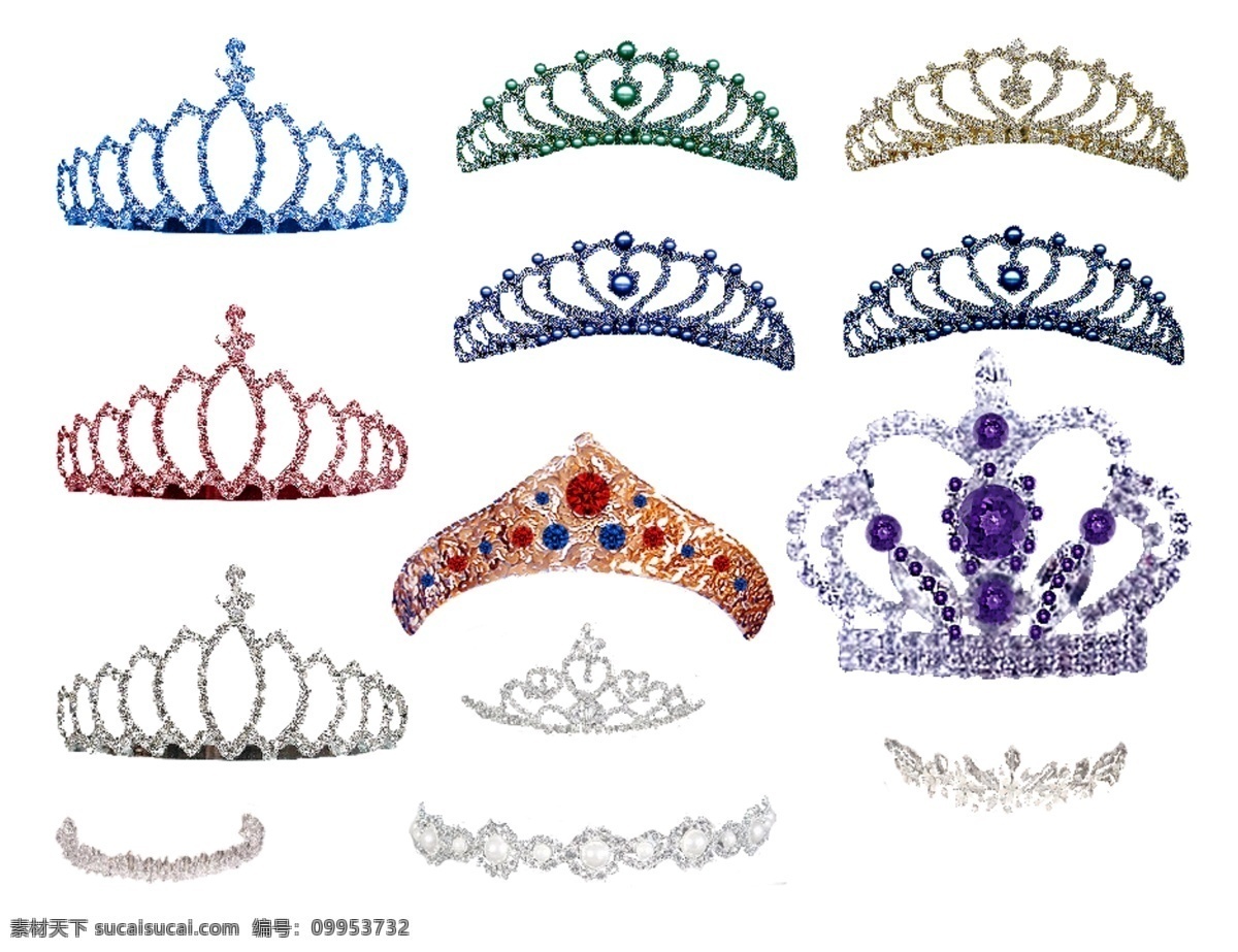 公主皇冠 皇冠 贵族 精美 亚洲小姐 公主 分层 源文件