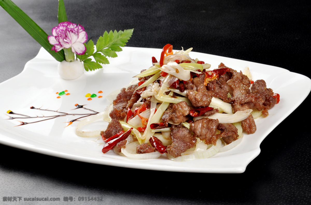 香葱炒肉 大葱 炒肉 美食 热菜 中餐 传统美食 餐饮美食