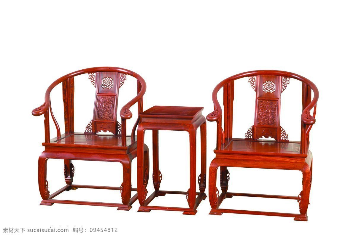 皇宫椅 家具 红木 椅子 三件套 传统文化 文化艺术