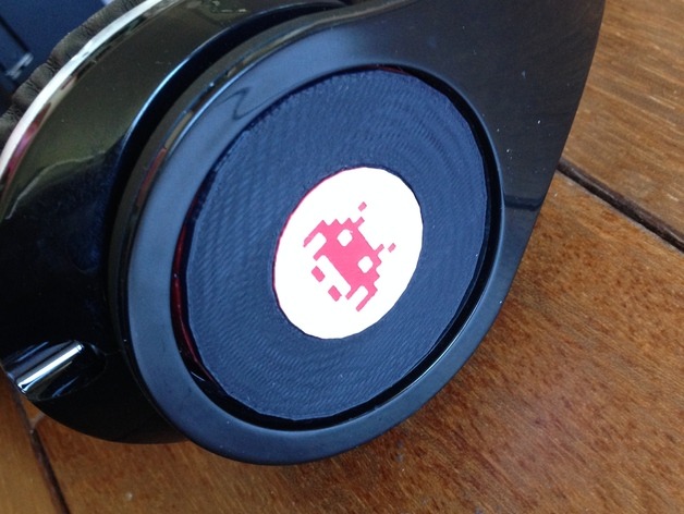 对于 节拍 耳机 定制 电池 盖 标志 3d打印模型 游戏玩具模型 batterycover beatsaudio beatsbydrelogo