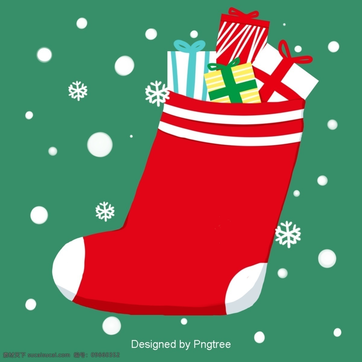 圣诞节 一个 简单 可爱 卡通壁纸 圣诞快乐 复古 圣诞 背景 礼物 袜子