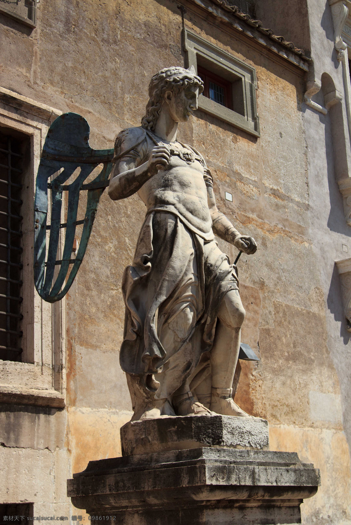 圣天 使 堡 天使 圣天使堡 雕像 雕塑 石雕 古罗马 罗马 意大利 艺术 建筑园林