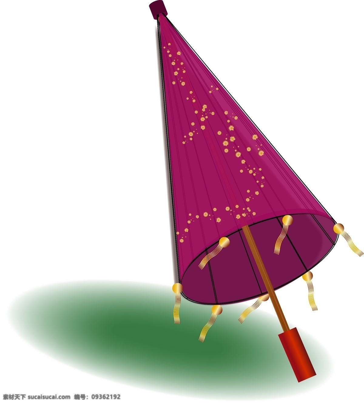 中国 风 古风 红 烫金 油纸伞 中国风 伞 折伞