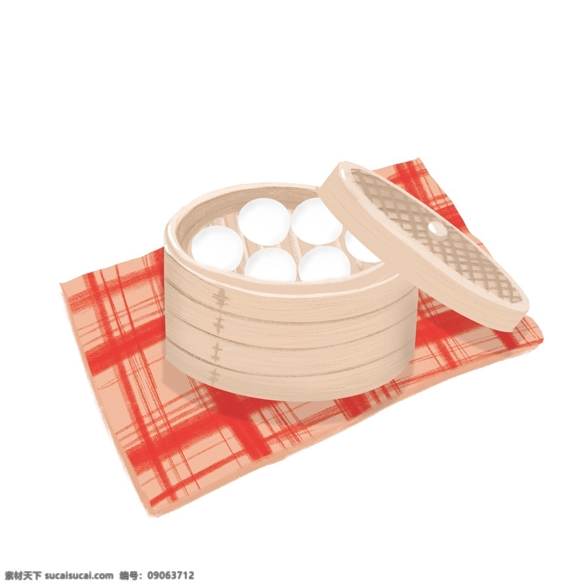 彩绘 广 式 早餐 元素 商用 早点 小笼包 设计元素 创意元素 广式早餐 茶点 蒸笼 手绘图案 元素设计 手绘元素 psd元素