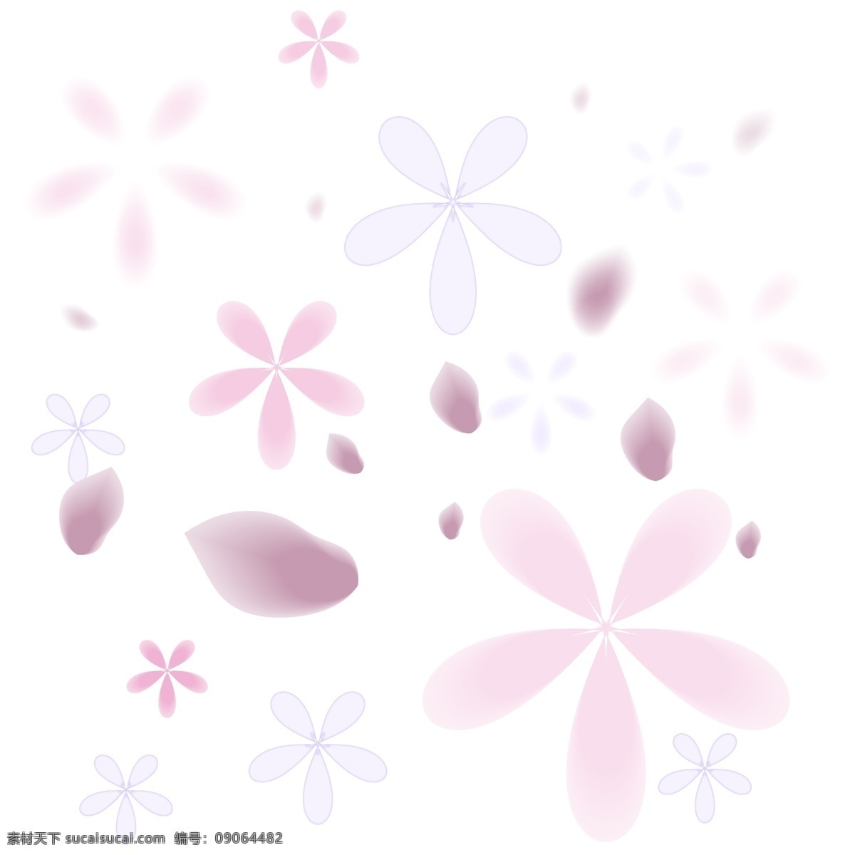 春天 粉色 系 唯美 漂浮 花瓣 花朵 漂浮花瓣 粉色系