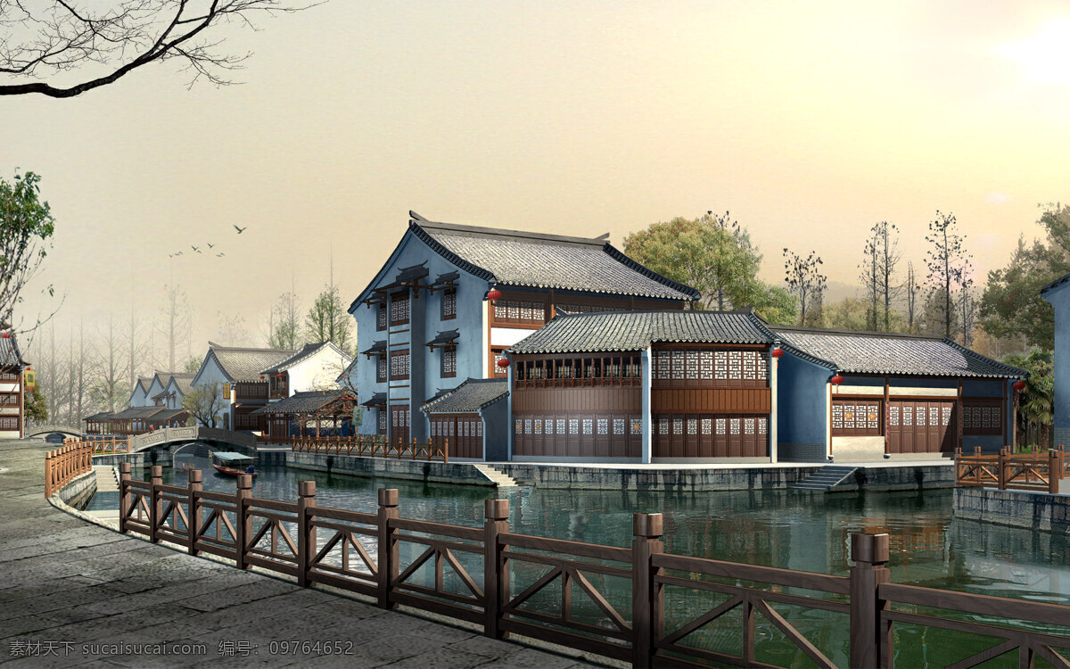 古镇 建筑设计 透视 效果 古镇建筑设计 建筑规划设计 景观设计 园艺设计 房地产设计 3d 效果图 园林景观 环境家居
