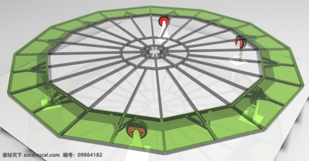 旋转 木马 工业设计 设备 杂项 3d模型素材 其他3d模型