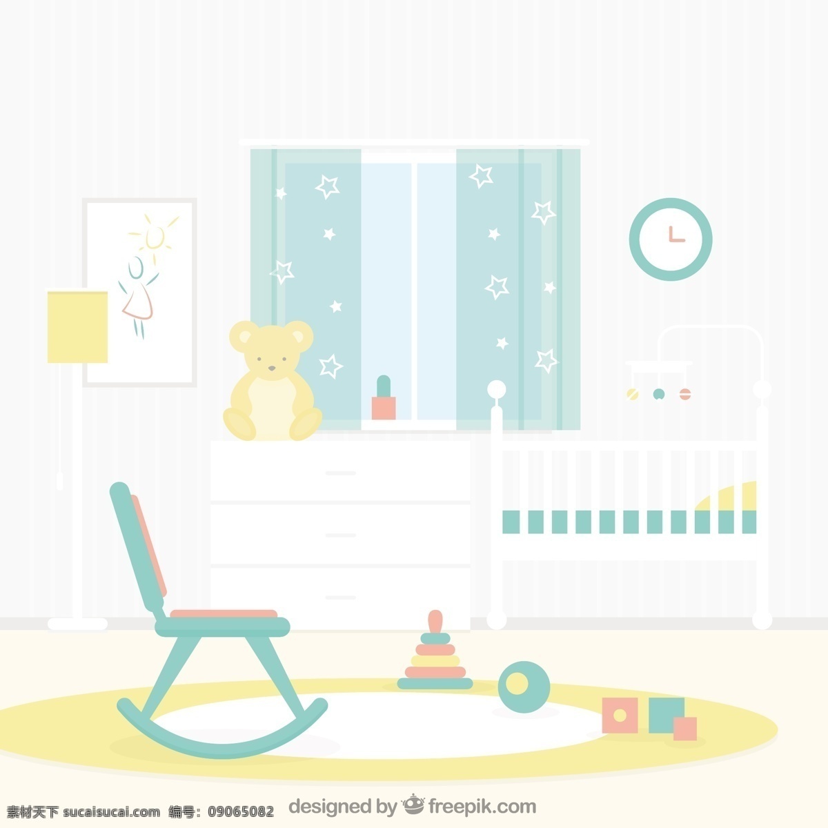 可爱 婴儿 室 摇杆 可爱的婴儿室 摇椅 婴儿室