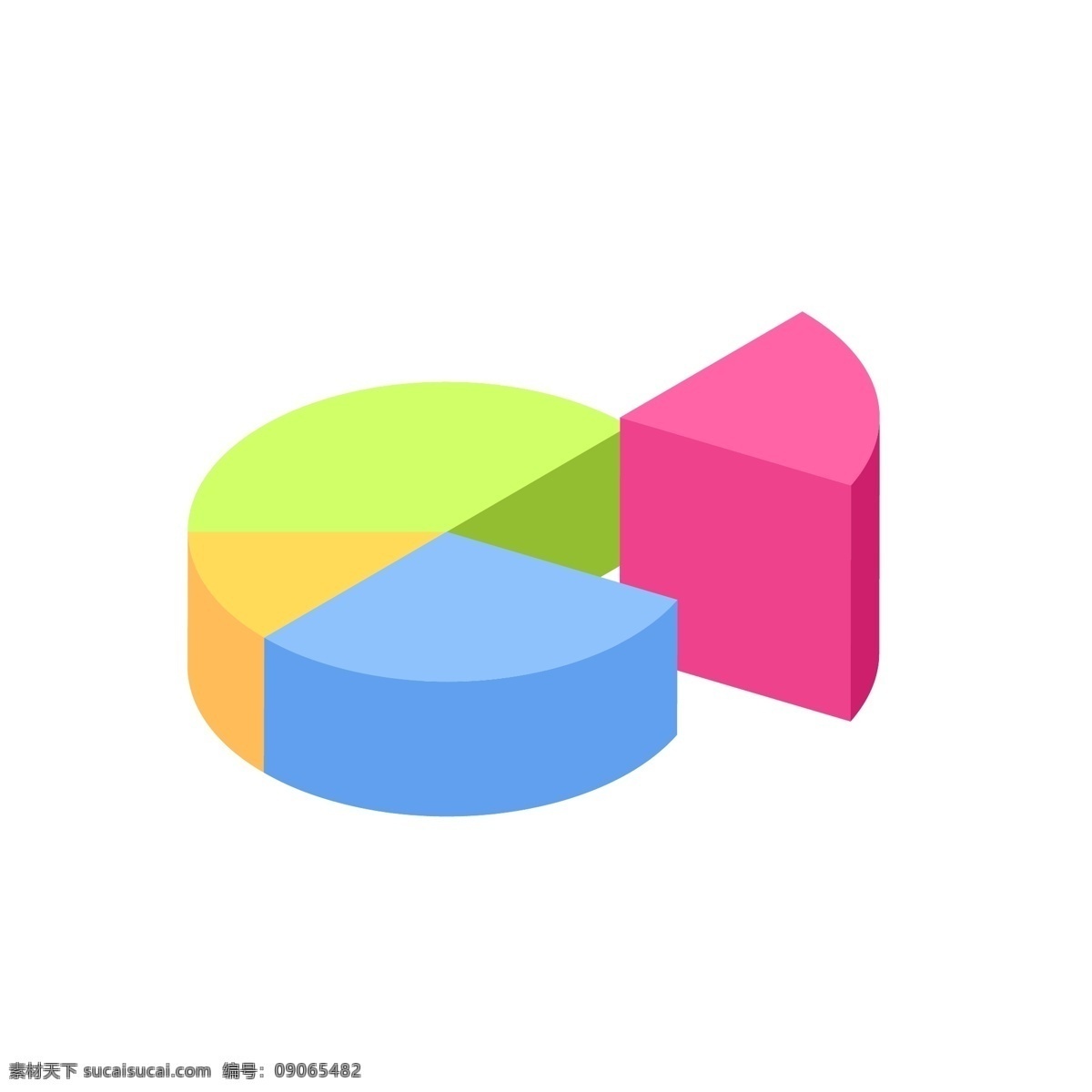 商务 矢量 数据 立体 饼 状 分析图 ppt图表 彩色信息图表 矢量信息图表 图表 图 环形图表 科技
