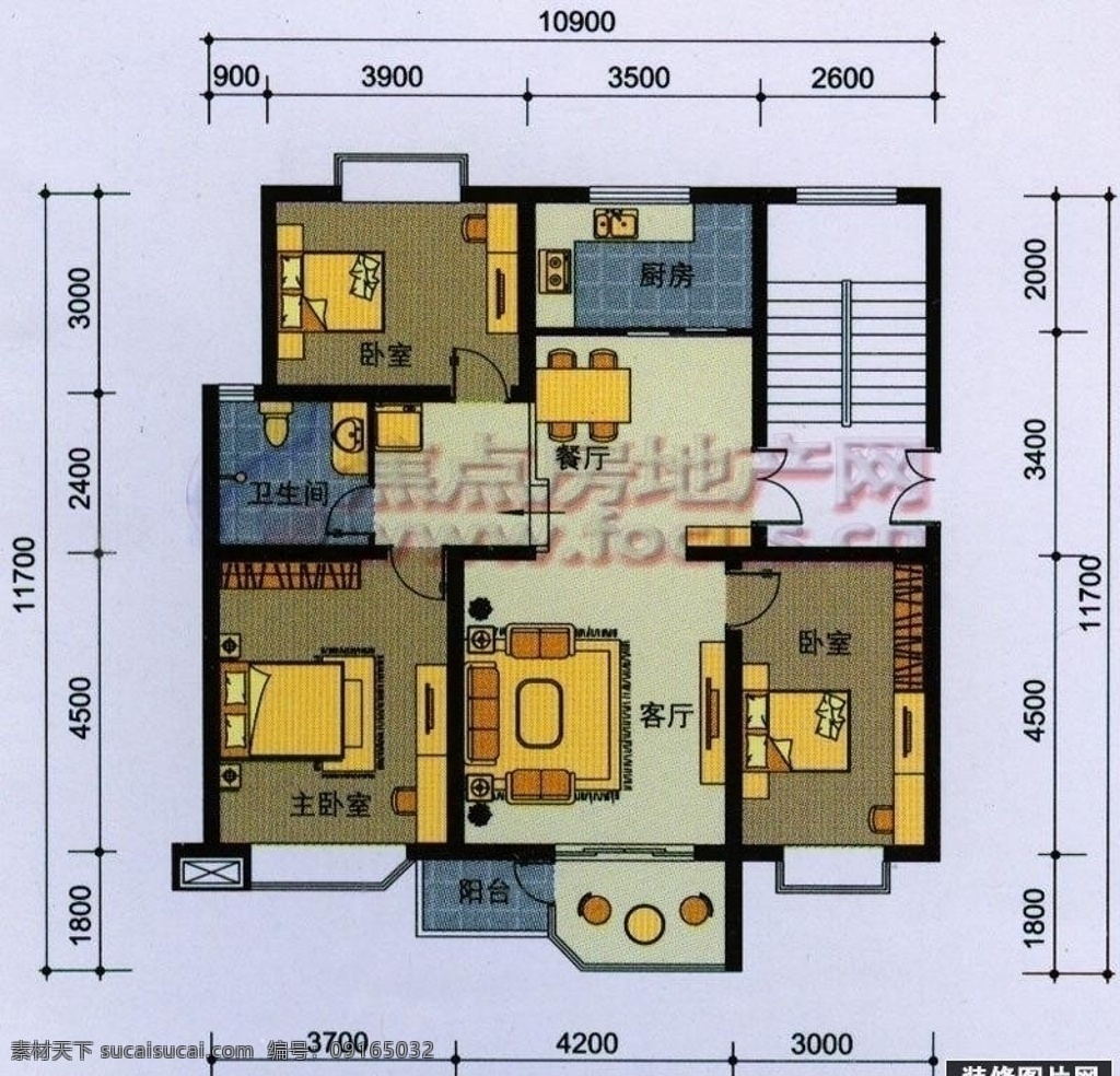 住宅 户型 平面图 室内设计 平面布置图 常规户型 施工图纸 cad设计图 源文件 dwt