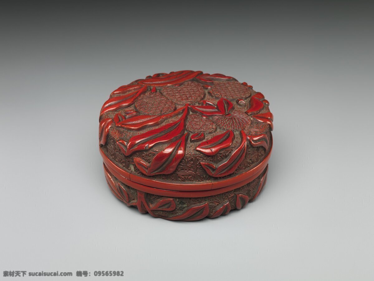剔红漆盒 剔红 漆盒 传统 漆器 首饰盒 传统文化 文化艺术