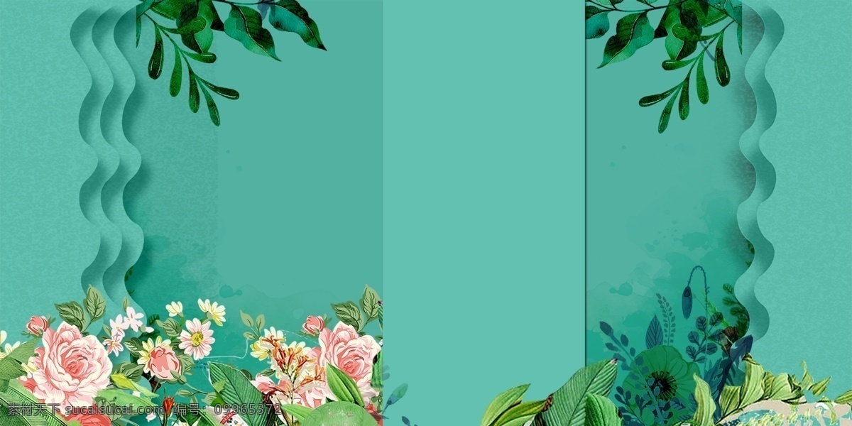 清新 风 服装 促销 背景 小清新 小碎花 小花 小草 绿色 花环 清晰 简约大方 婚礼花环 小花小草 清新氛围背景
