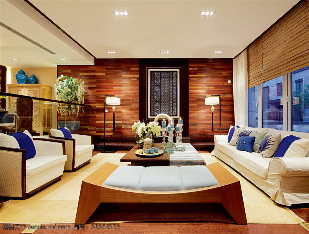 时尚 新 中式 客厅 沙发 装修 效果图 家居生活 室内设计 室内 家具 装修设计 环境设计 高清 家居大图 茶几 背景墙