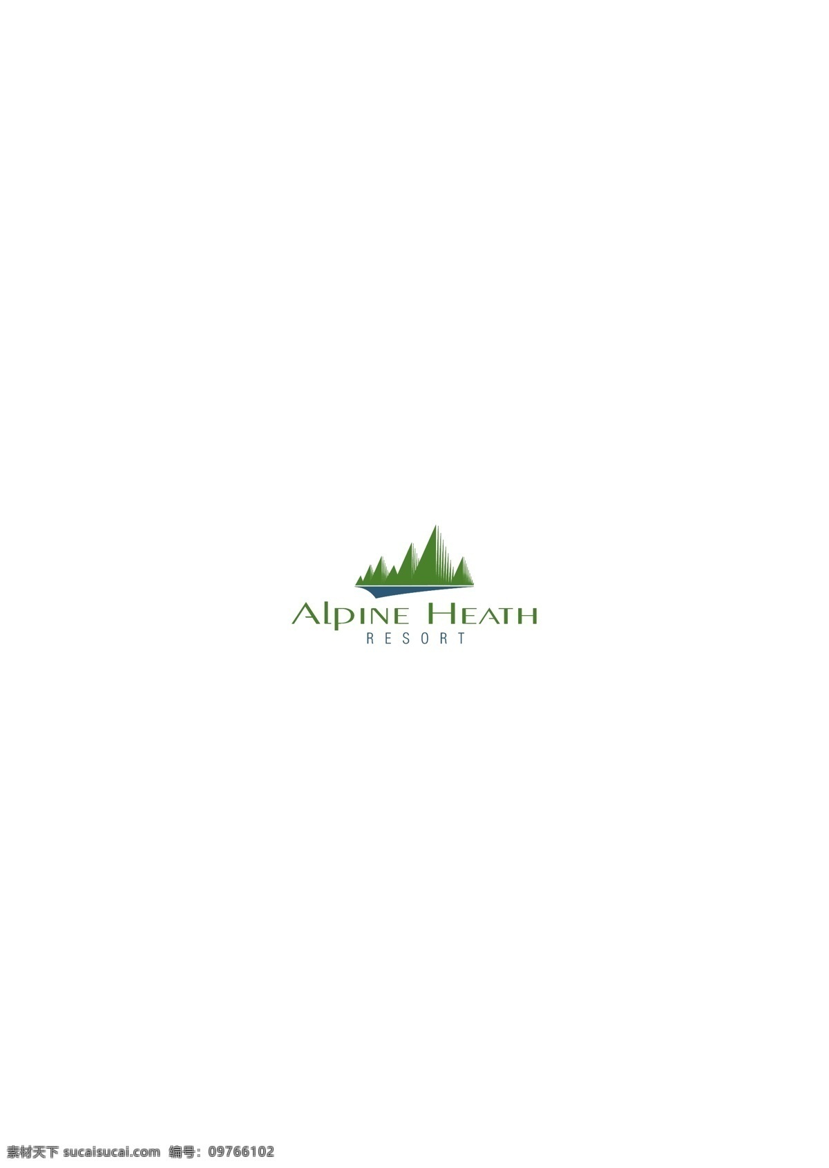 alpineheath logo 设计欣赏 酒店业 标志 标志设计 欣赏 矢量下载 网页矢量 商业矢量 logo大全 红色