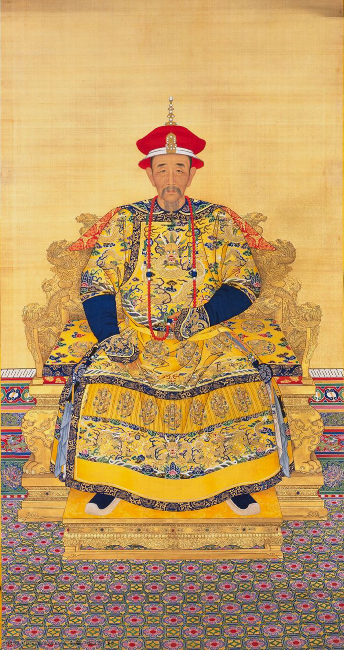 清圣祖 玄 烨 传统文化 雕塑 雕像 古代 皇帝 清朝 满清 清帝 爱新觉罗 玄烨 坐像 艺术 文化艺术